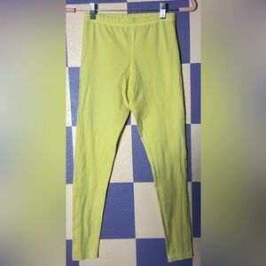 Entireworld Type C, Version 1 Organic Cotton Leggings in Yellow - Size XS